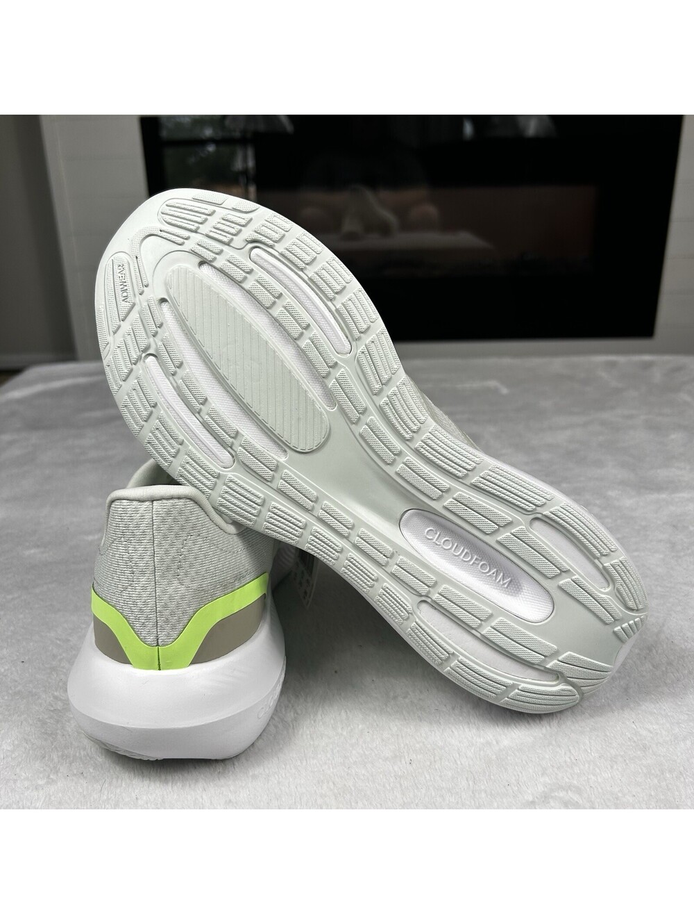 Adidas Runfalcon 3.0 Shoes Womens Size 10 White Green Running Sneakers IE0750 - Picture 10 of 11